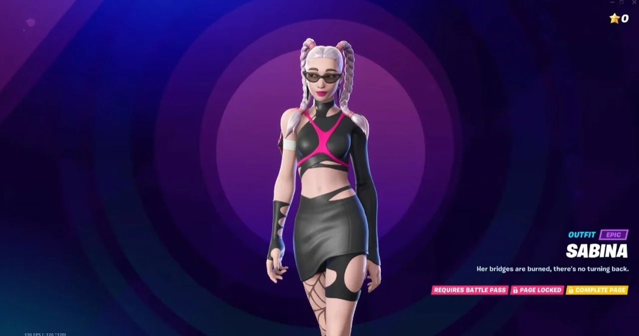 Sabina outfit fortnite season 3