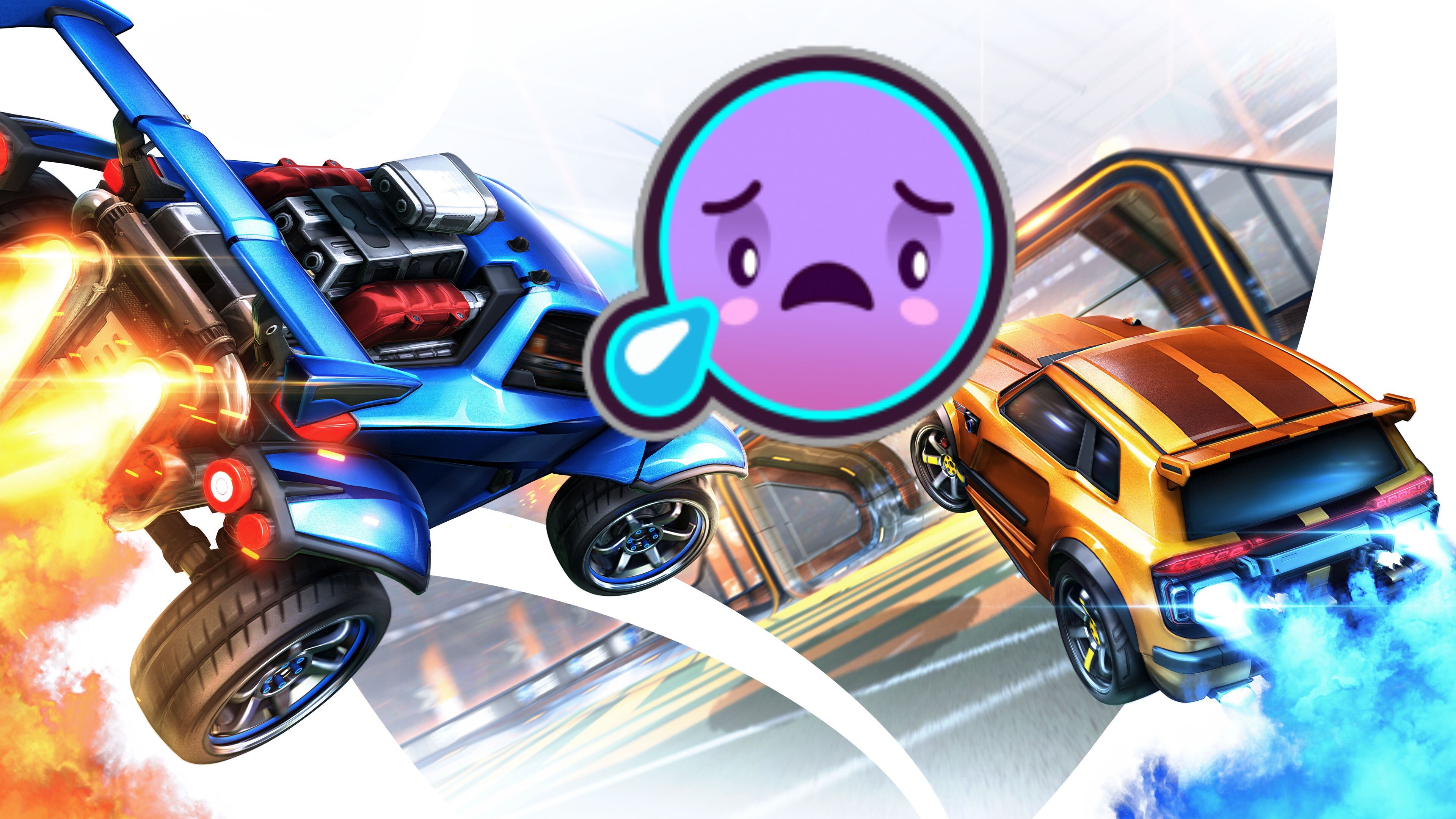 Sad rocket league sticker