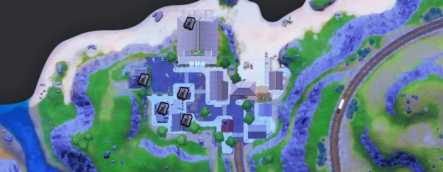 Safe locations fornite season 6 craggy cliffs