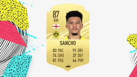 Sancho fifa 21 card