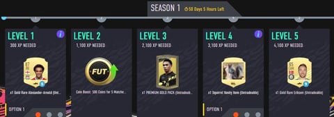 Season 1 rewards fifa ultimate team 21