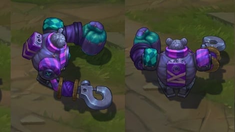 Sewn chaos blitzcrank lol skin