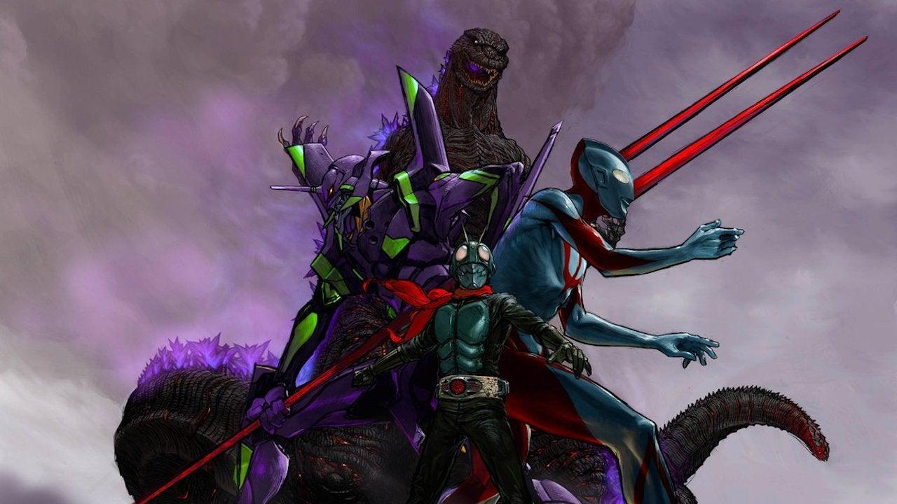 Shin japan heroes universe godzilla ultraman kamen rider neon genesis evangelion