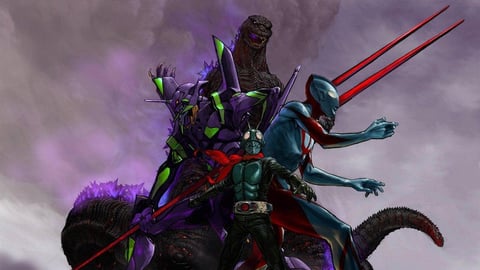 Shin japan heroes universe godzilla ultraman kamen rider neon genesis evangelion