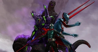 Shin japan heroes universe godzilla ultraman kamen rider neon genesis evangelion