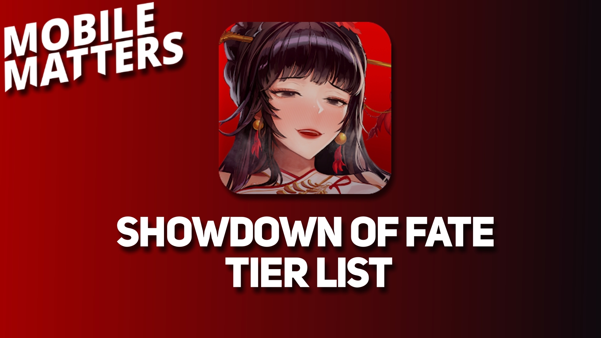 Showdown of Fate Tier List Character Ranking