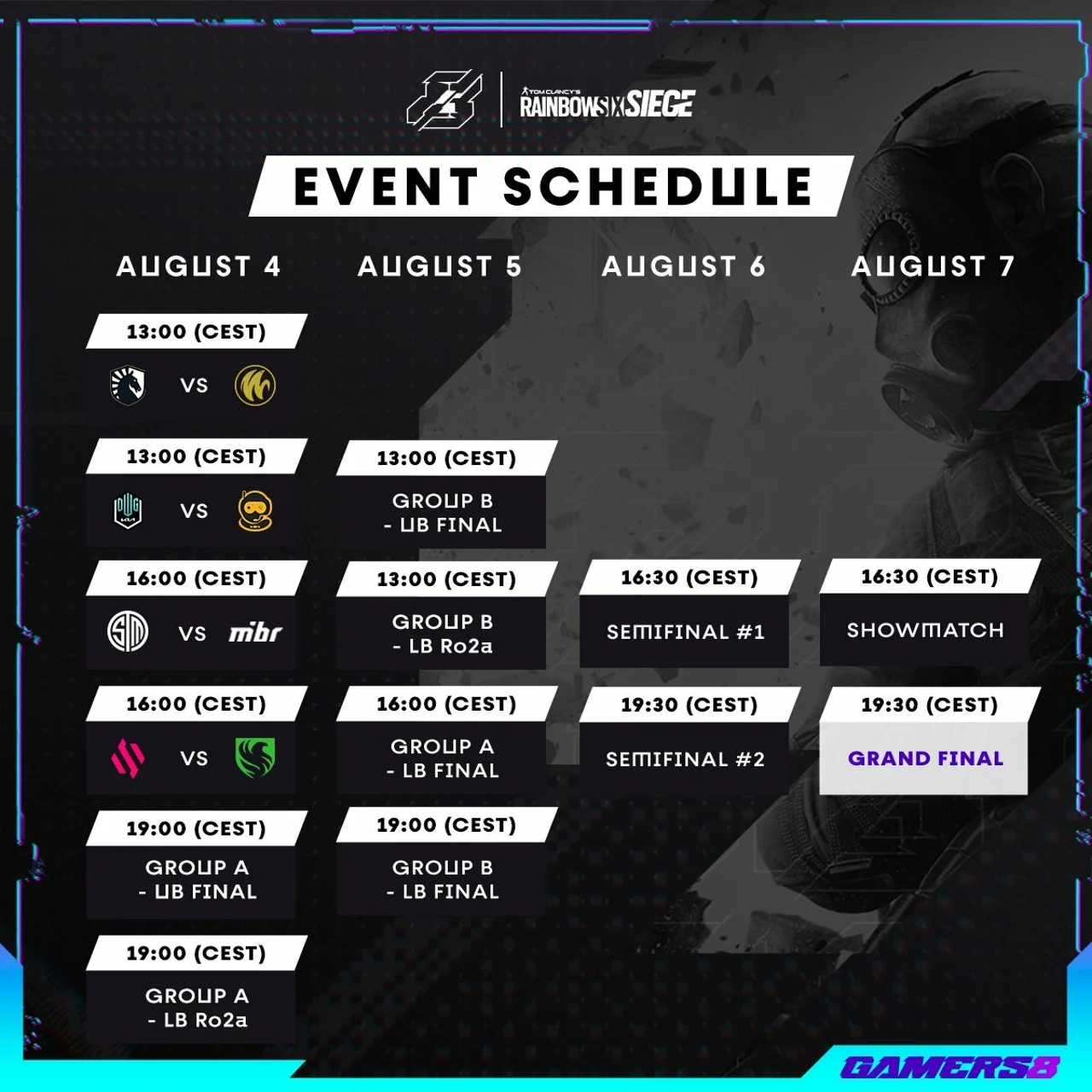 R6 Schedule