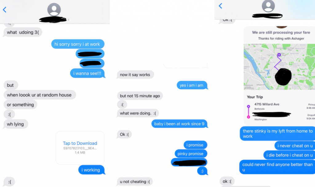 Sinatraa creepy texts