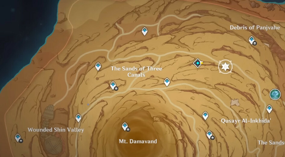 Mysterion Stone Slate 5 Location in Genshin Impact.