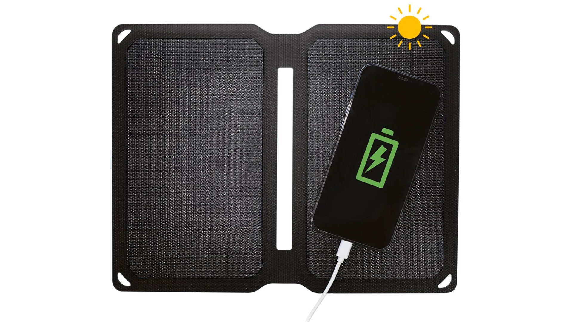 Smartphone laden mit Sonnenenergie. © 4smarts