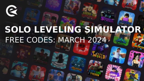 Solo leveling simulator codes march 2024