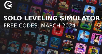 Solo leveling simulator codes march 2024