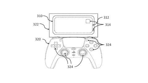 Sony detachable display patent