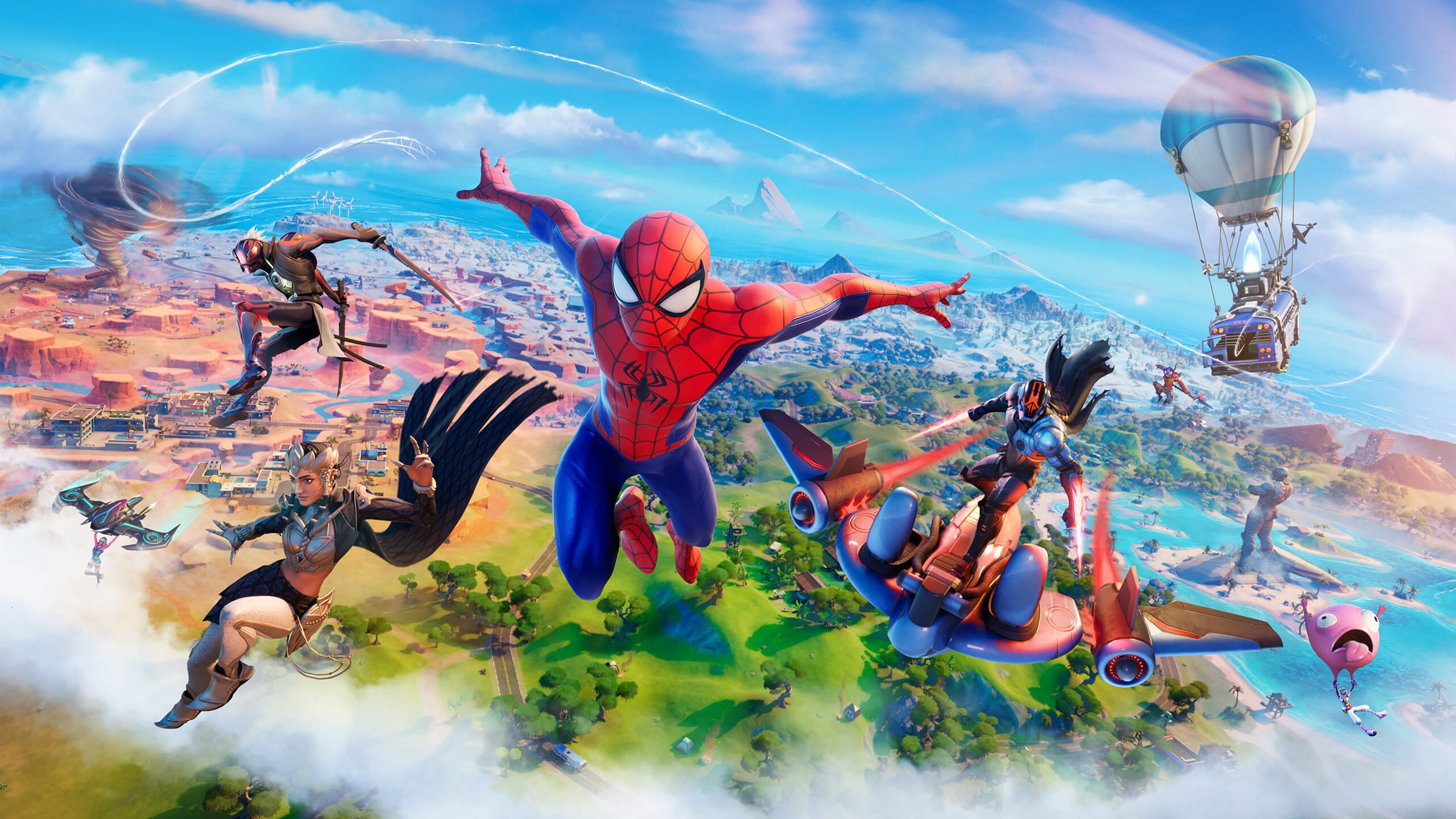 Spiderman fortnite wallpaper