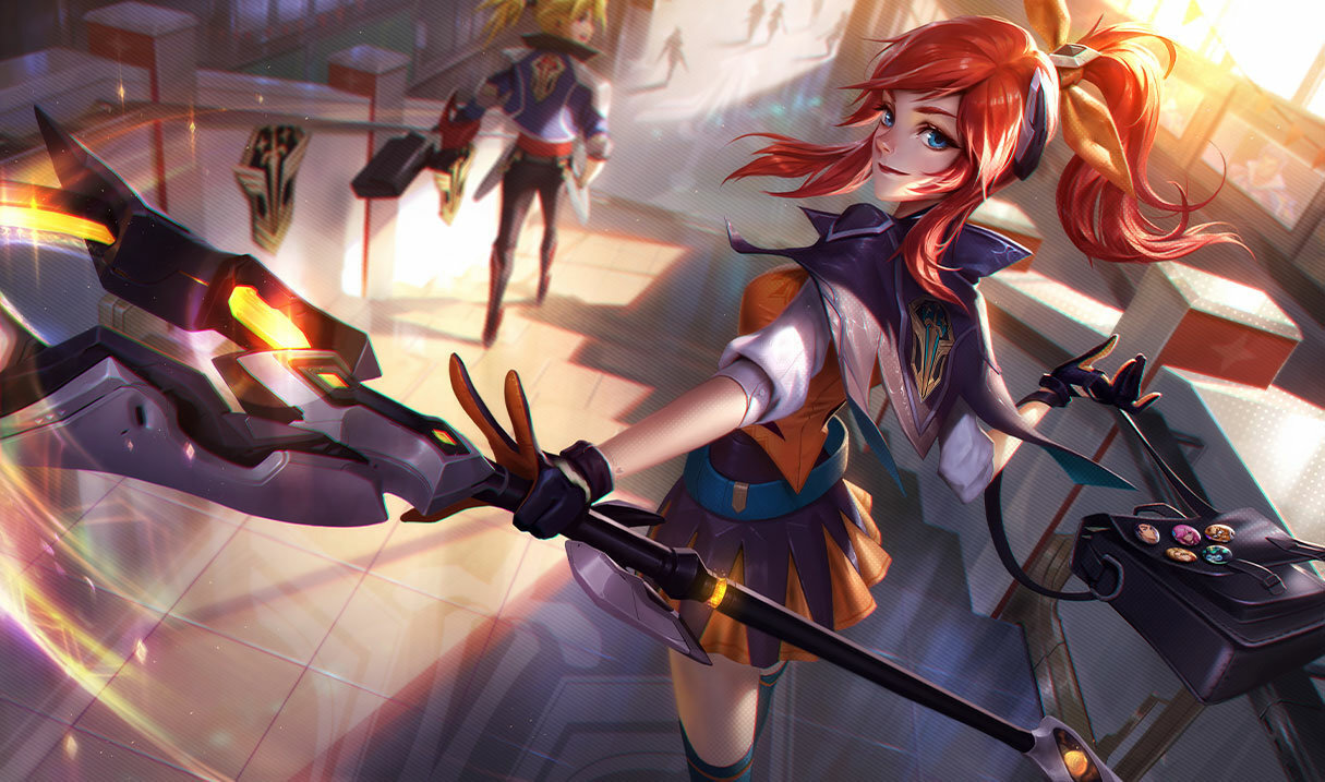 Splash art battle academia lux