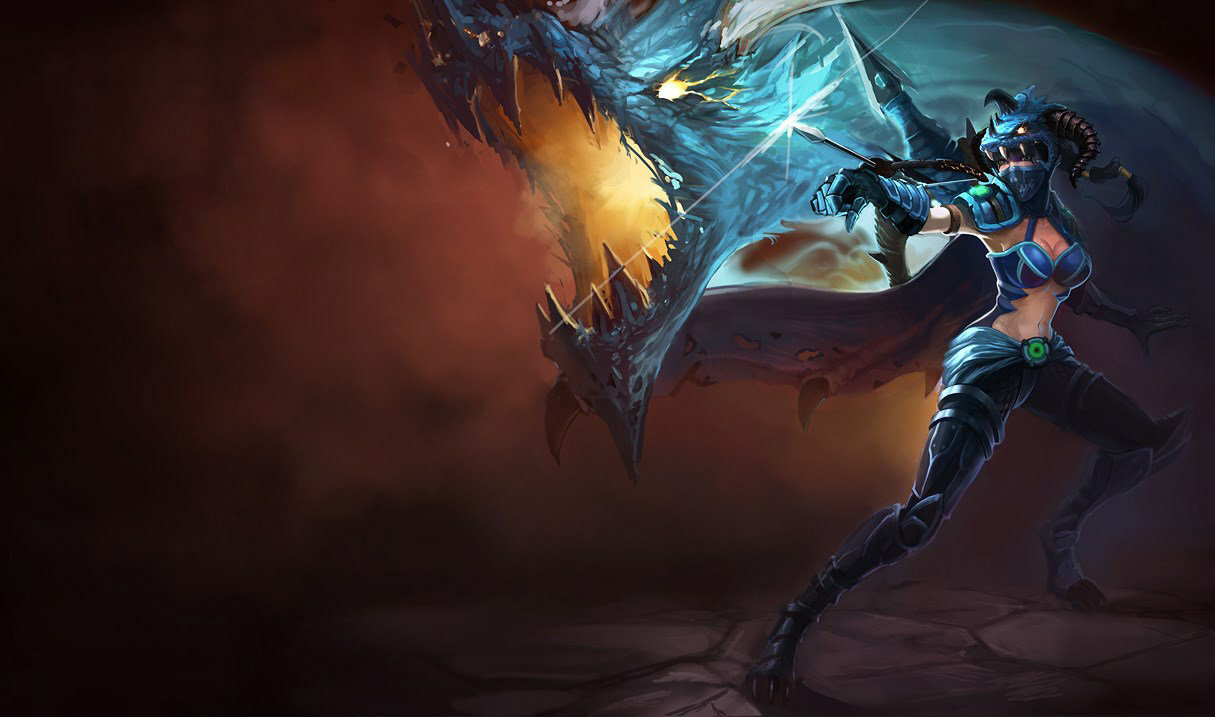 Splash art dragonslayer vayne