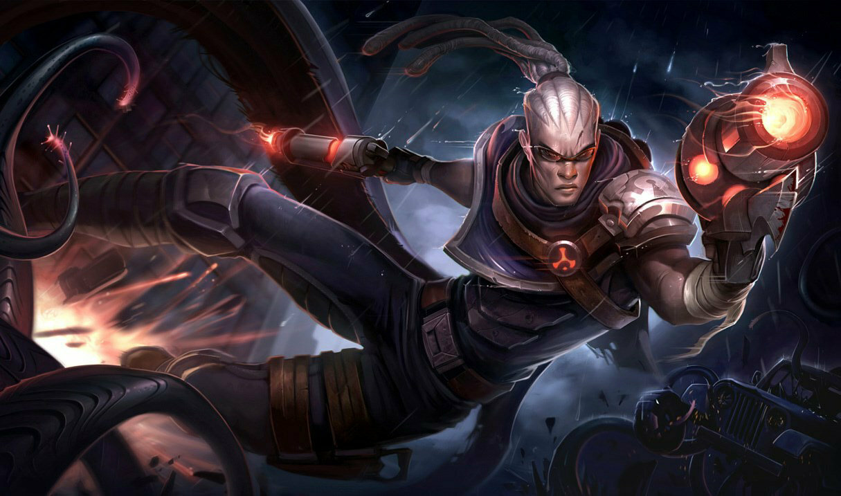 Splash art hired gun lucian