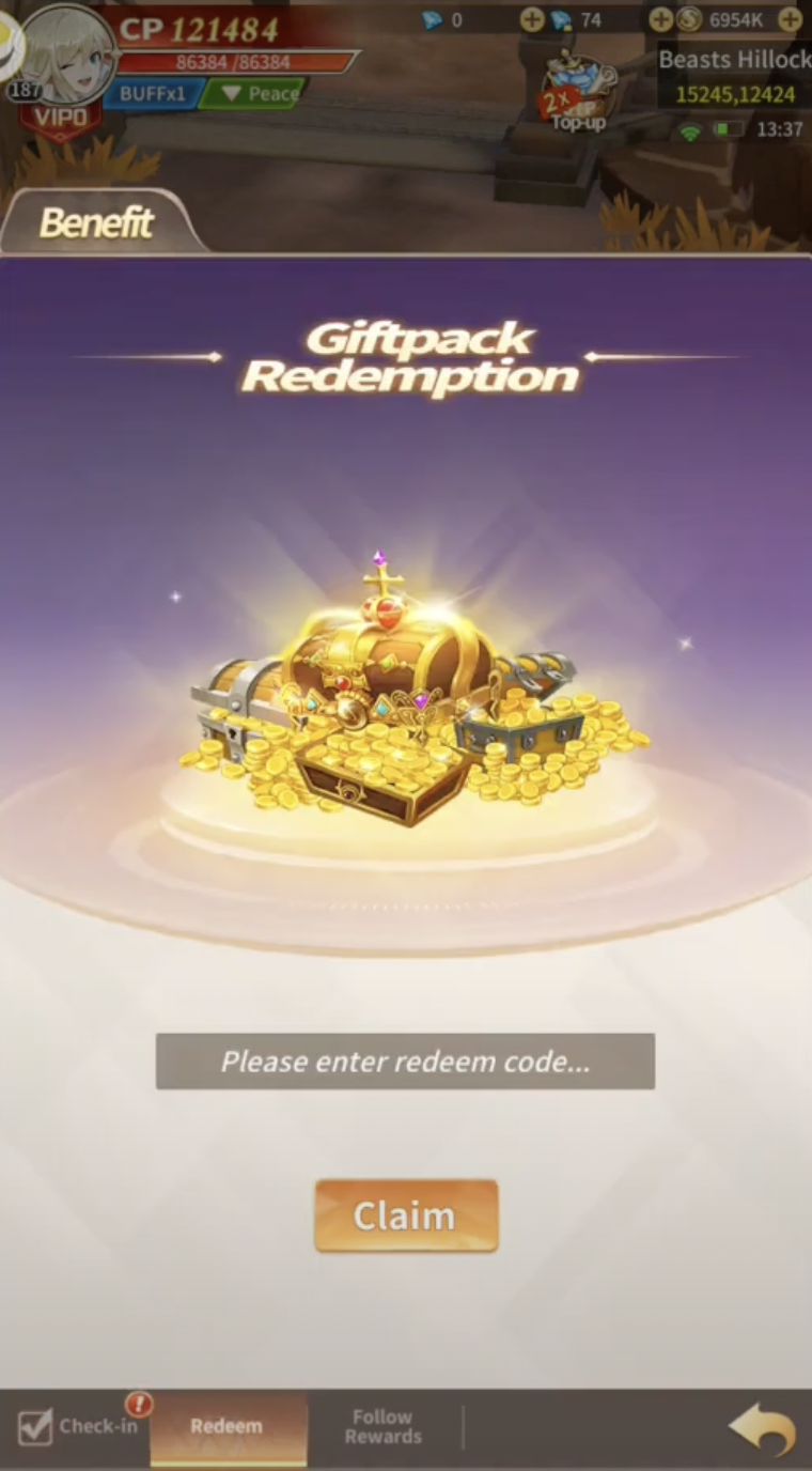 starlight isle how to redeem codes