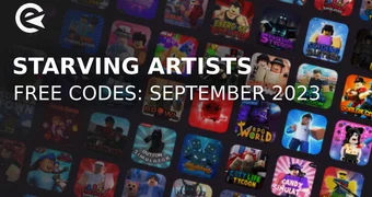 Starving artists codes september 2023