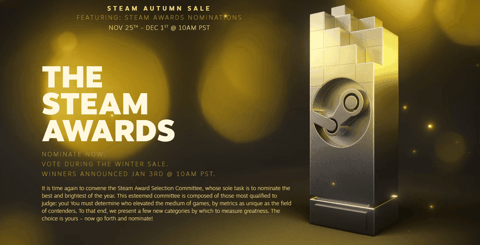 Steam awards