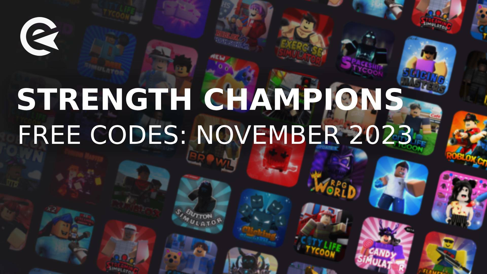 Strength champions simulator codes november 2023