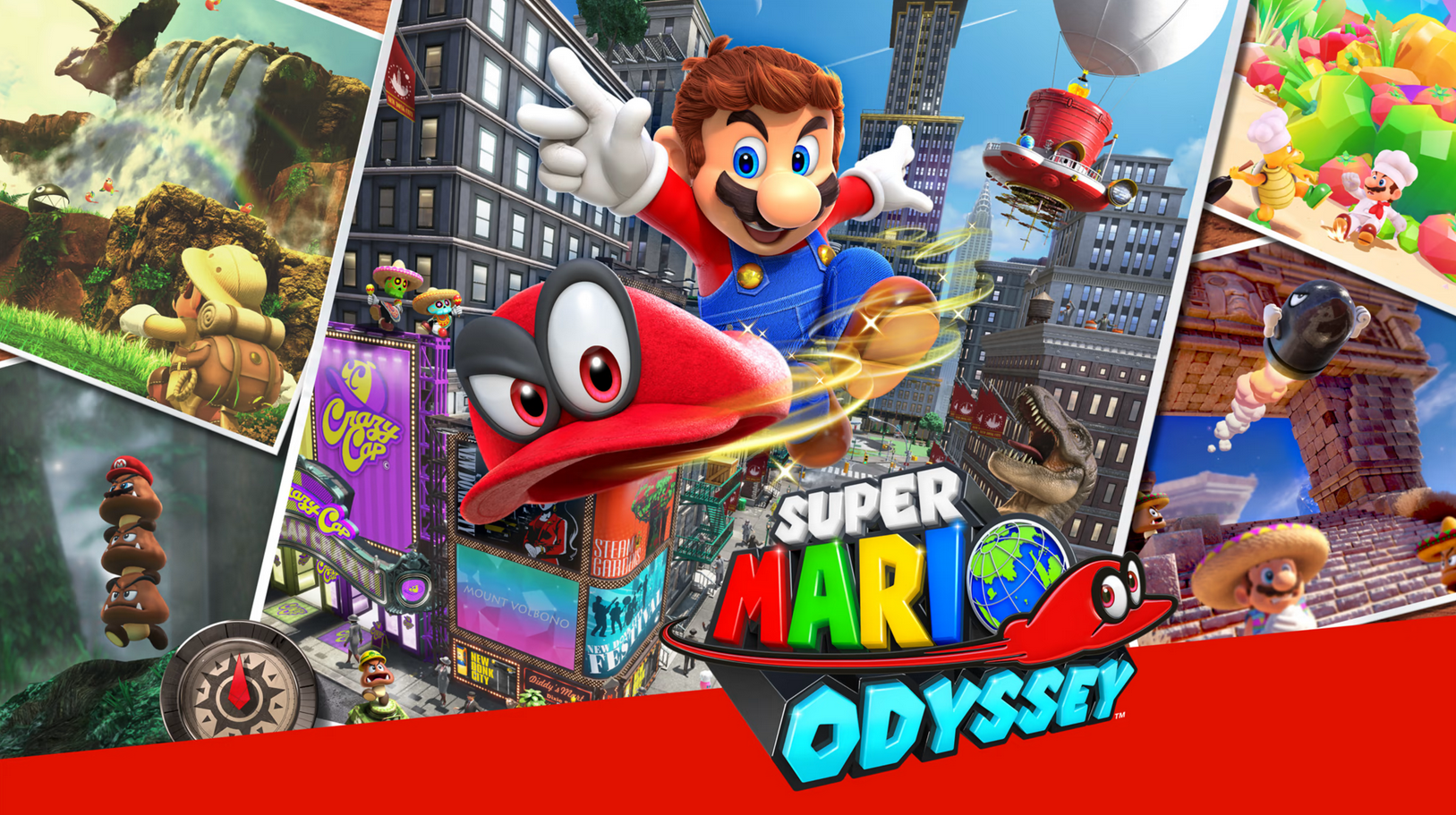 Super Mario Odyssey Title Screen