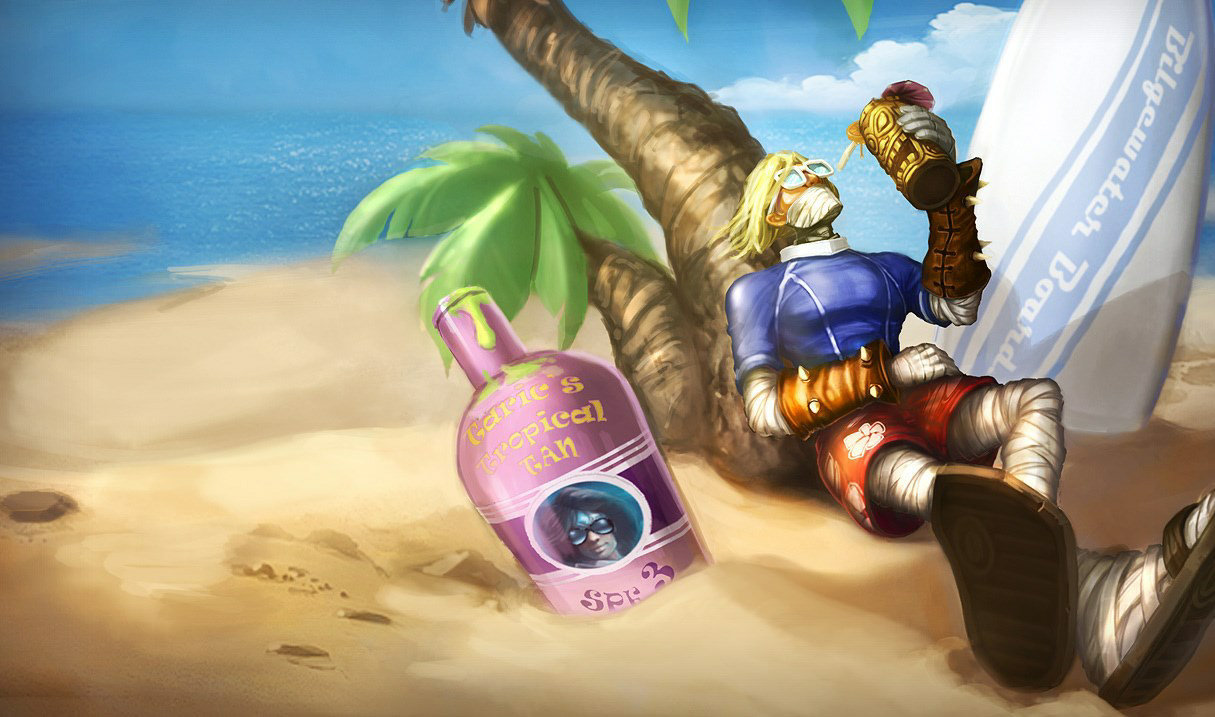 Surfer Singed