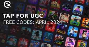 Tap for ugc codes april 2024 копія