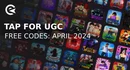 Tap for ugc codes april 2024 копія