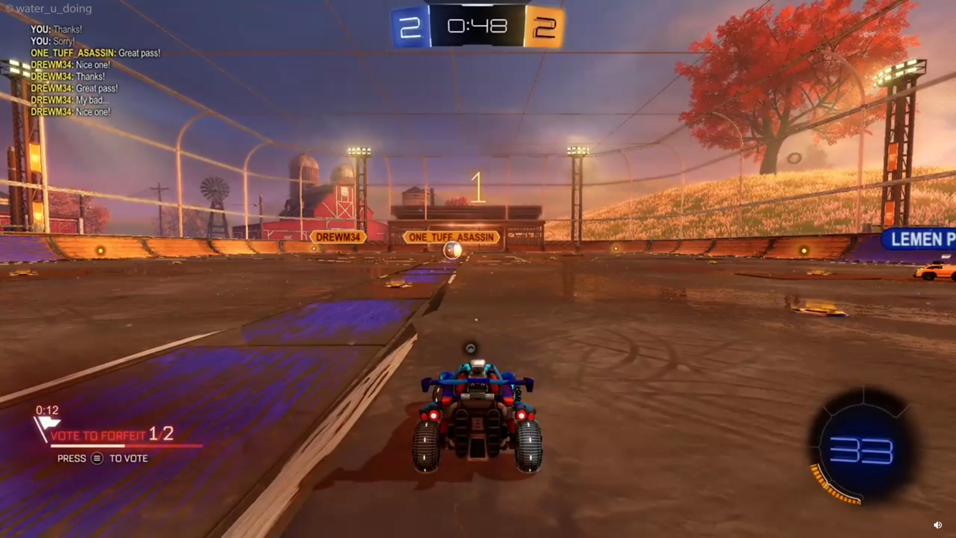 Teammate forfeit