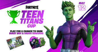 Teen titans cup fortnite beast boy