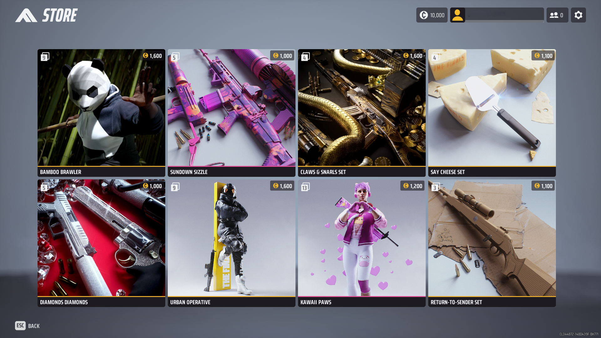 The finals shop