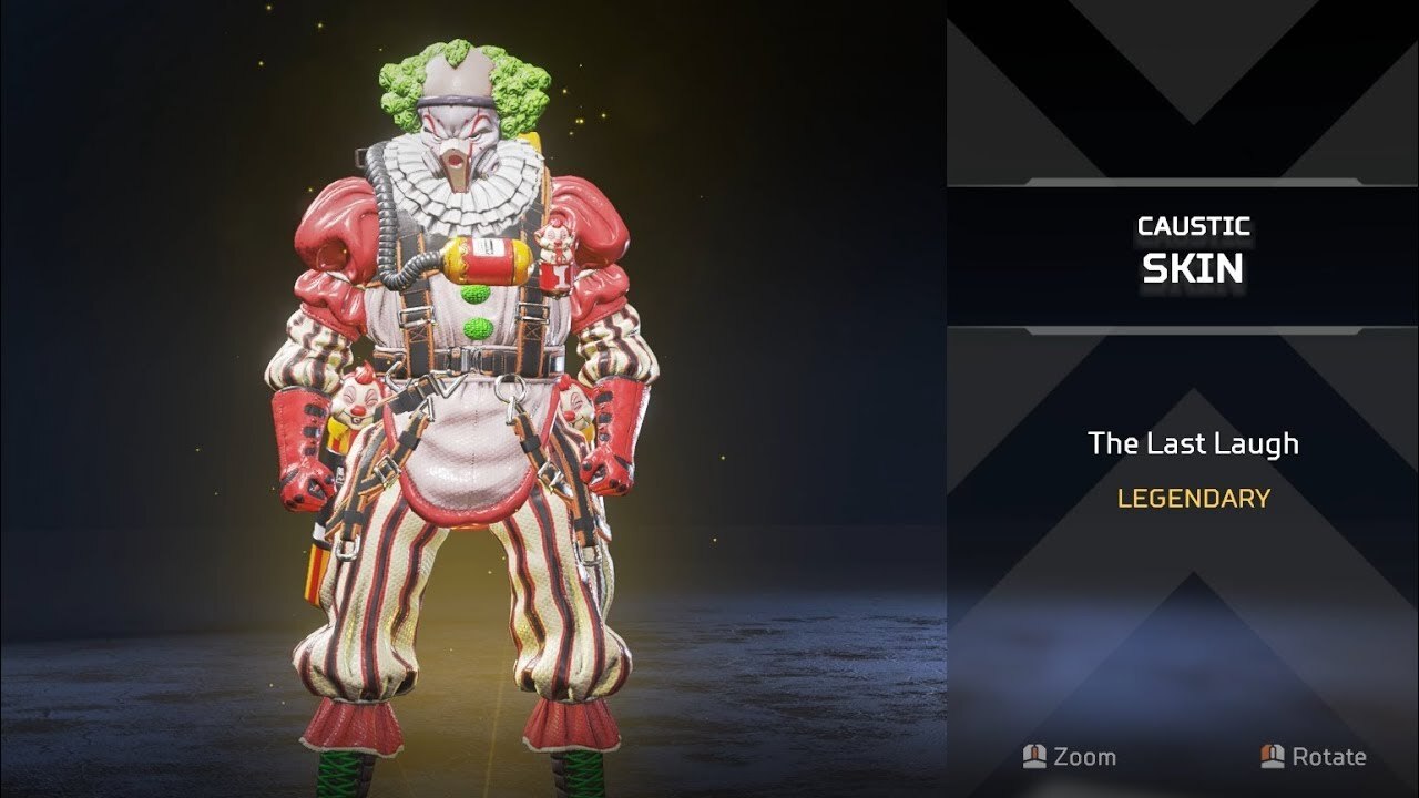 The last laugh caustic