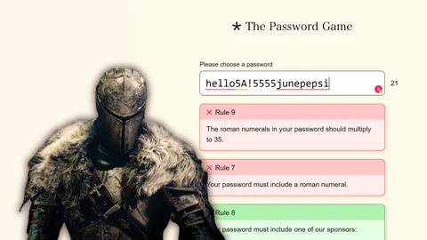 The password game