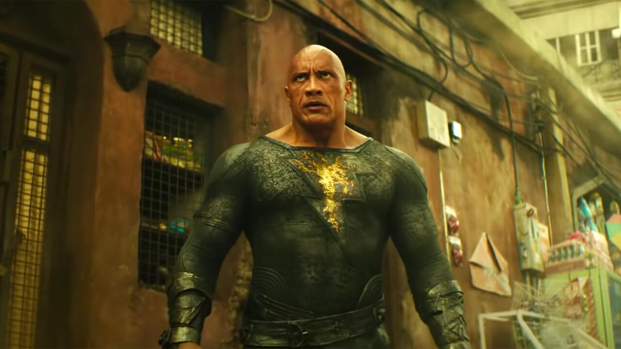 The Rock Black Adam DC Sizzle first look