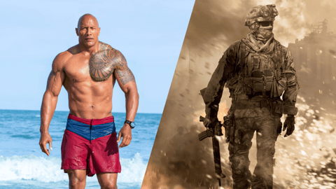 The rock call of duty movie