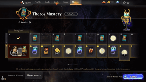 Theros beyond death mastery start 1