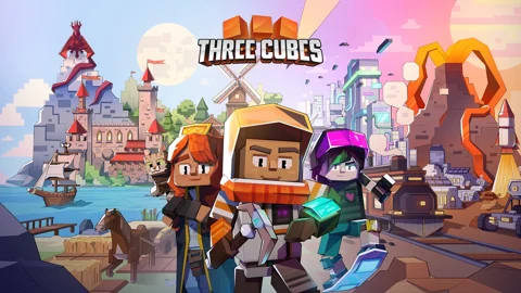 Three cubes