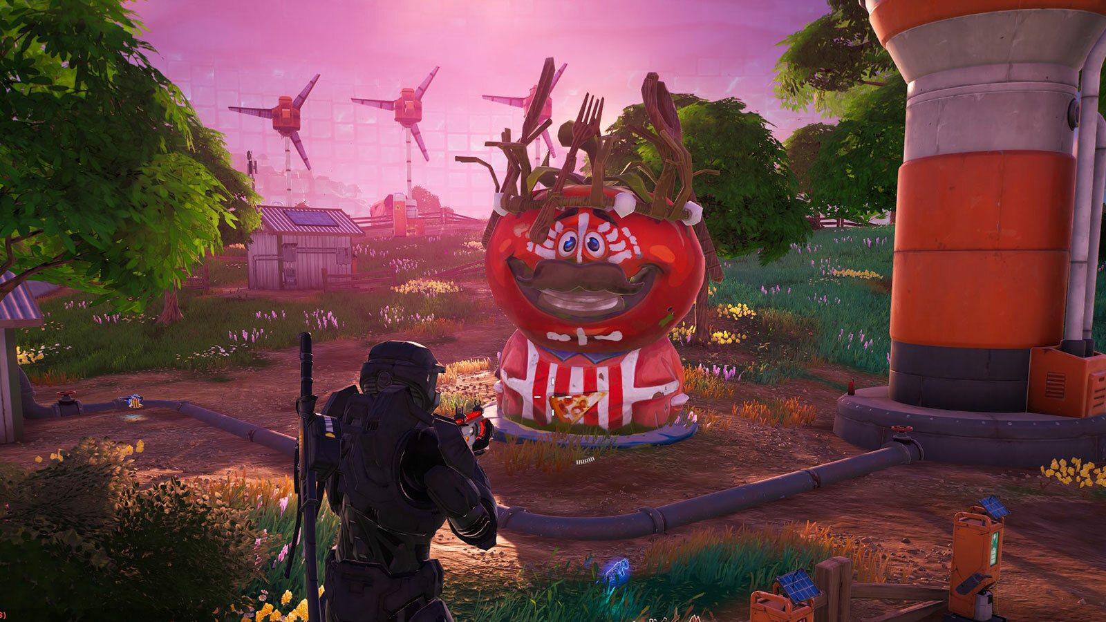 fortnite tomato head temple