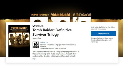 Tomb raider definitive edition leak