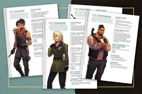 Tomb raider tabletop character sheets