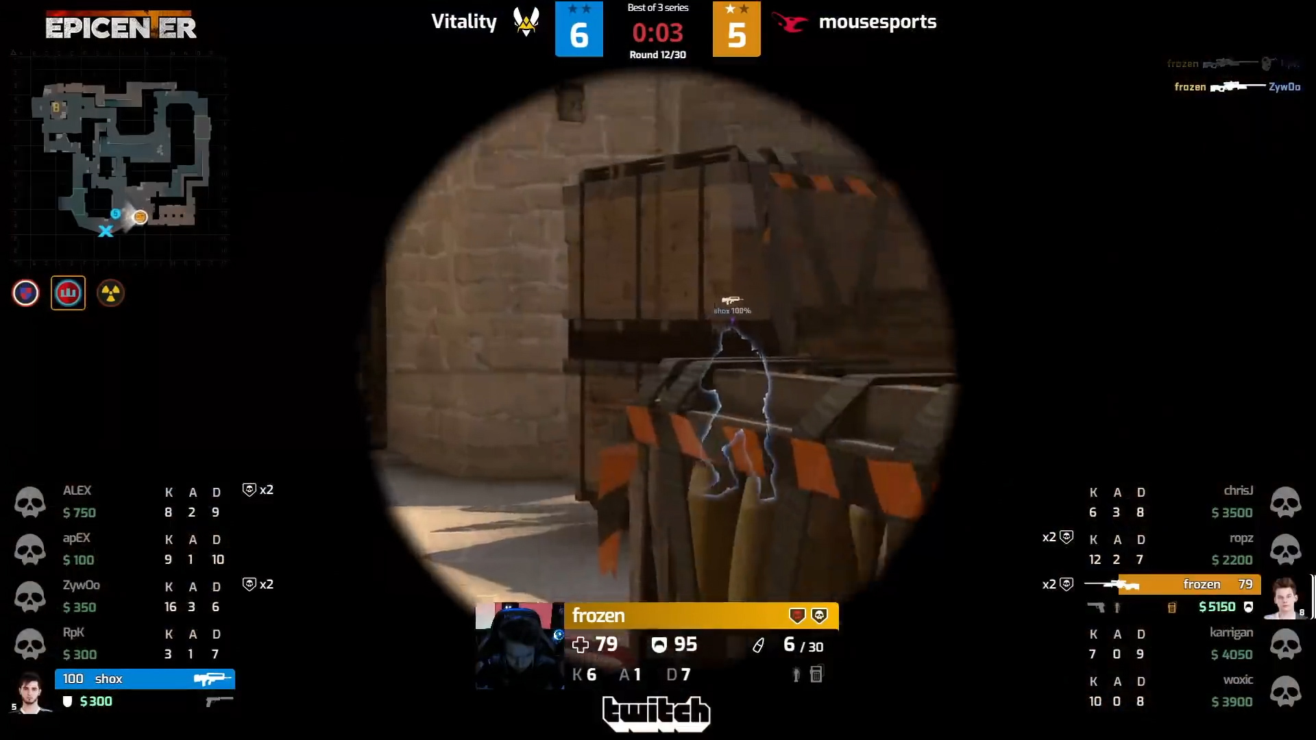 Top 5 csgo plays epicenter 2019