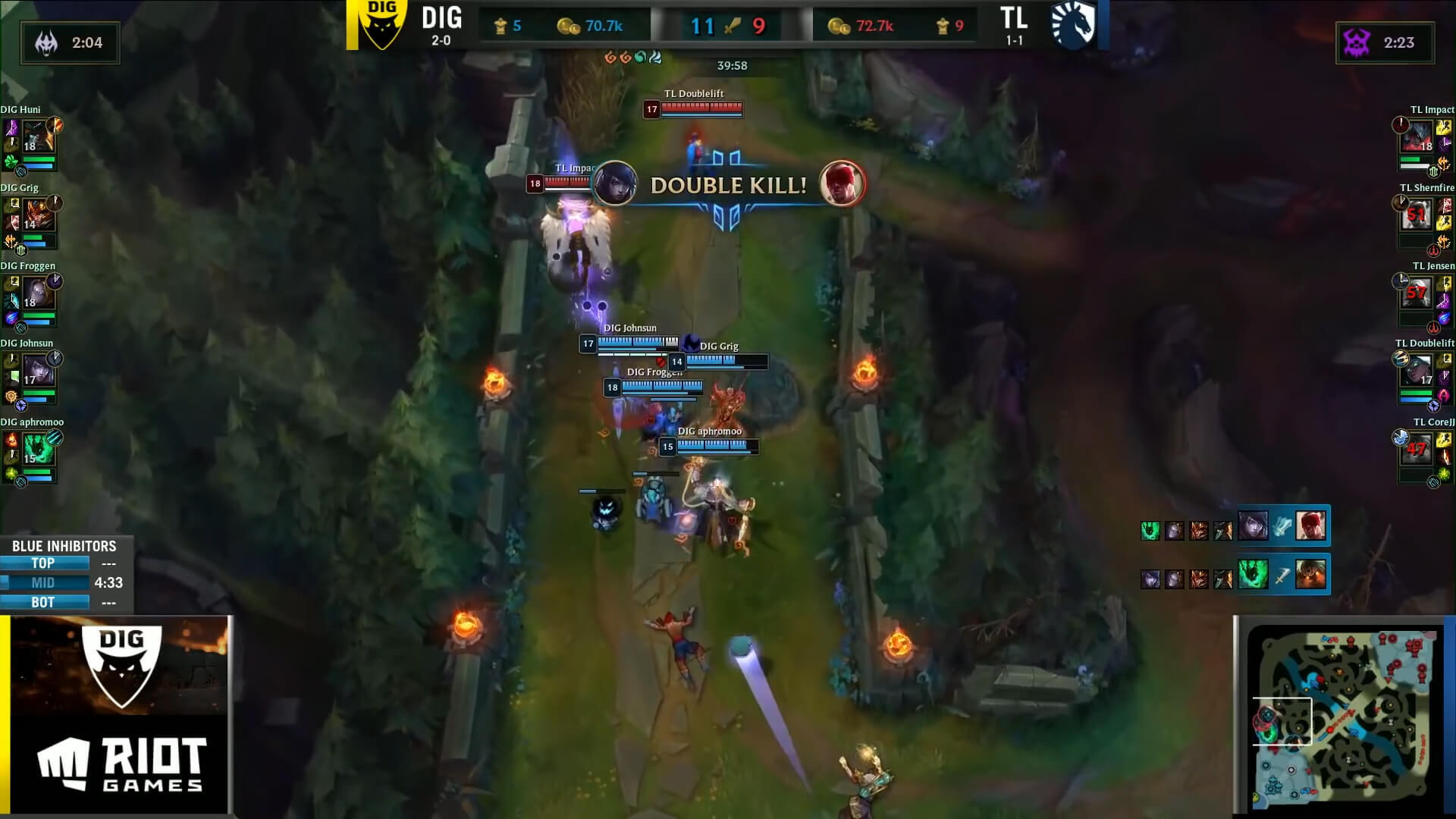 Top5 LCS Spring 2020 Week2 DIG vs TL