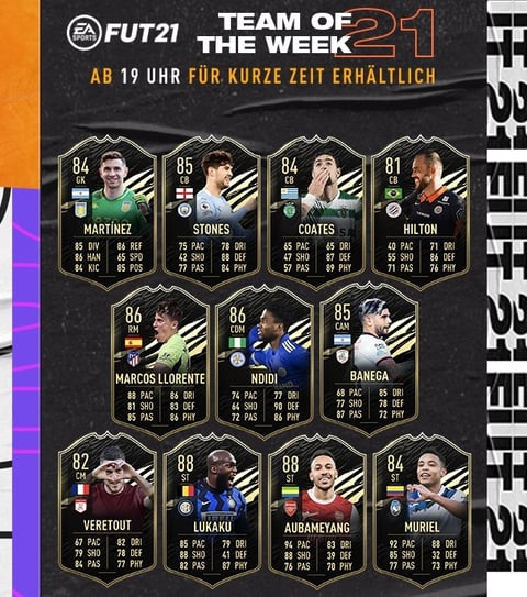 Totw 21 startelf