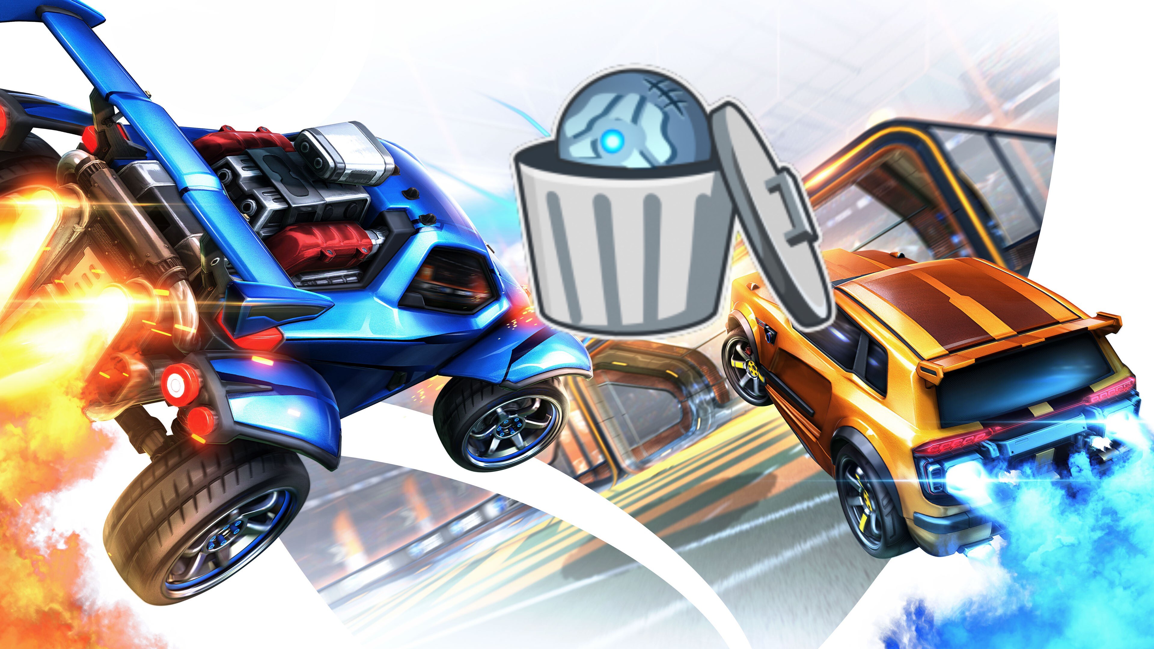 Trash rocket league sticker