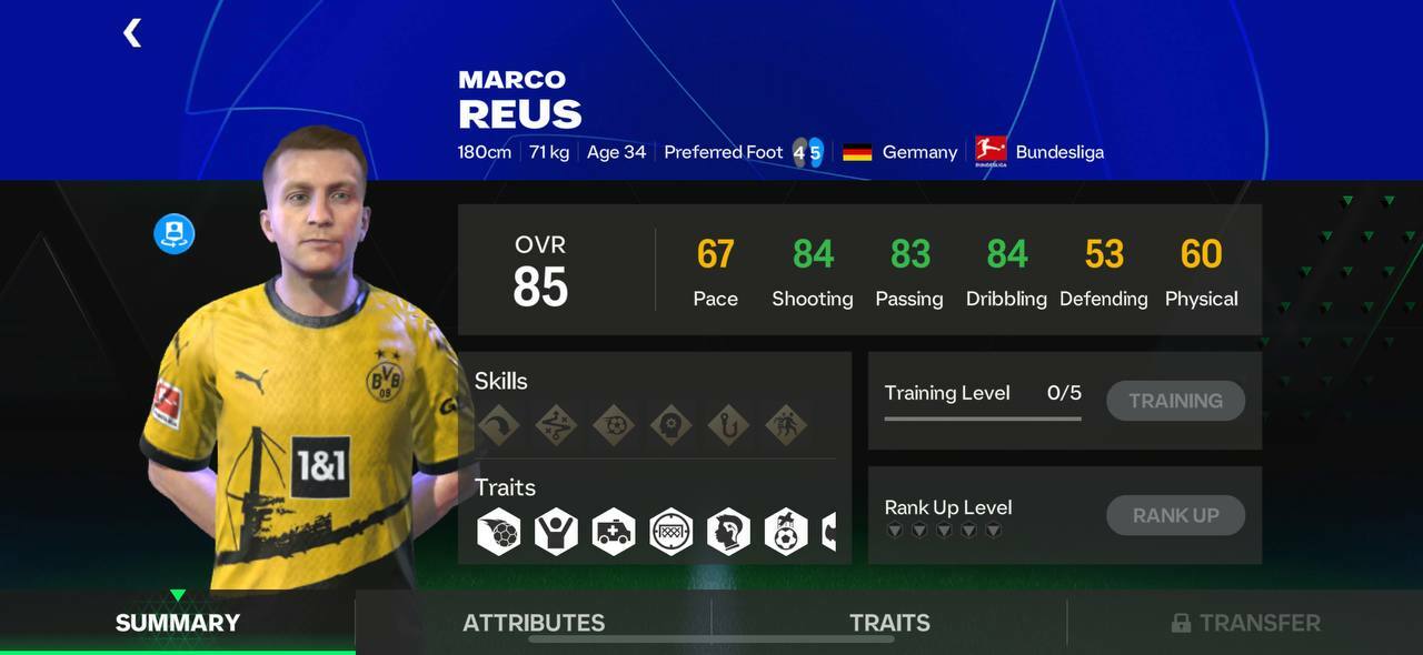 Ucl marko reus cheapest solution