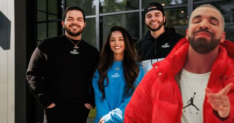 Valkyrae 100 thieves drake