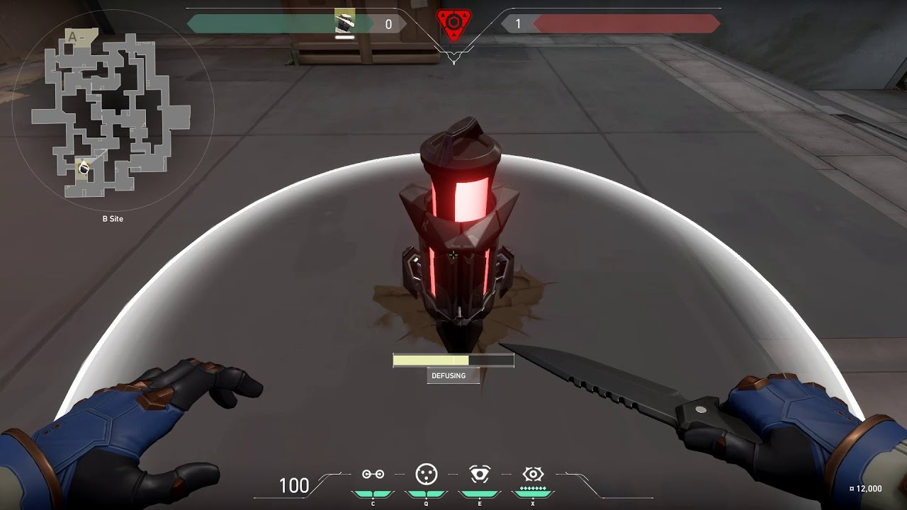 Valorant spike defuse time