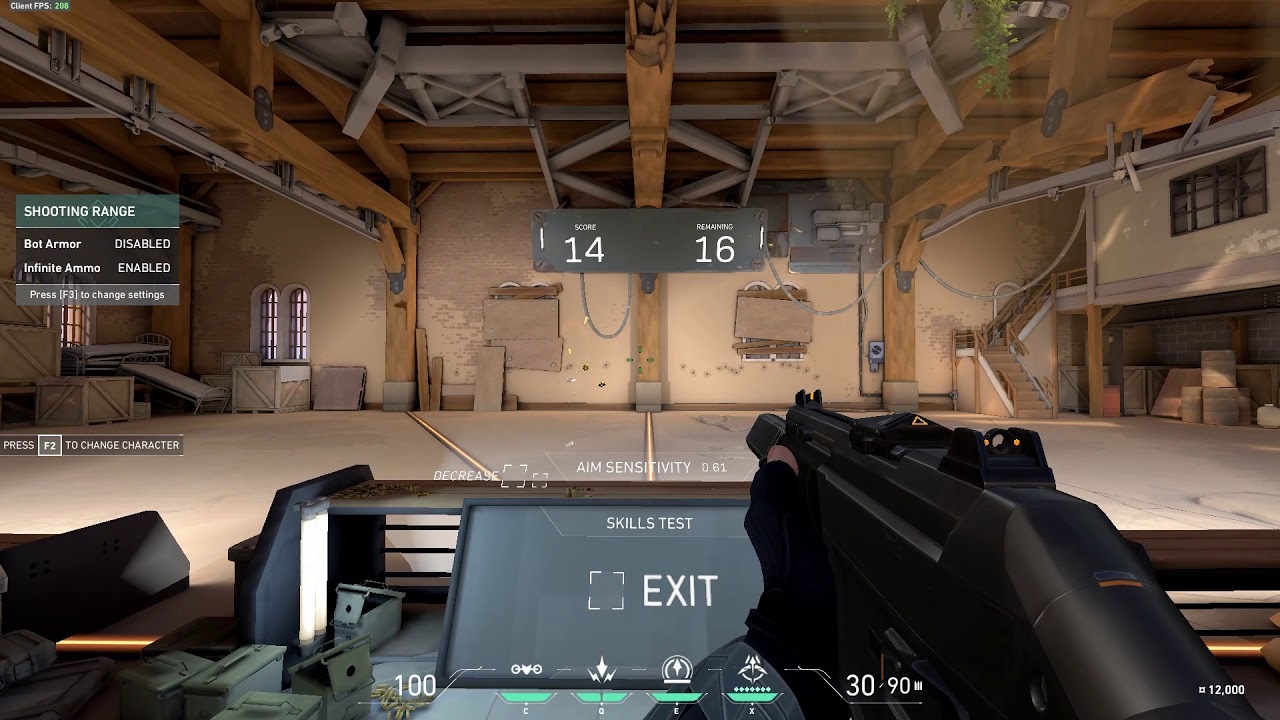 Valorant training mode