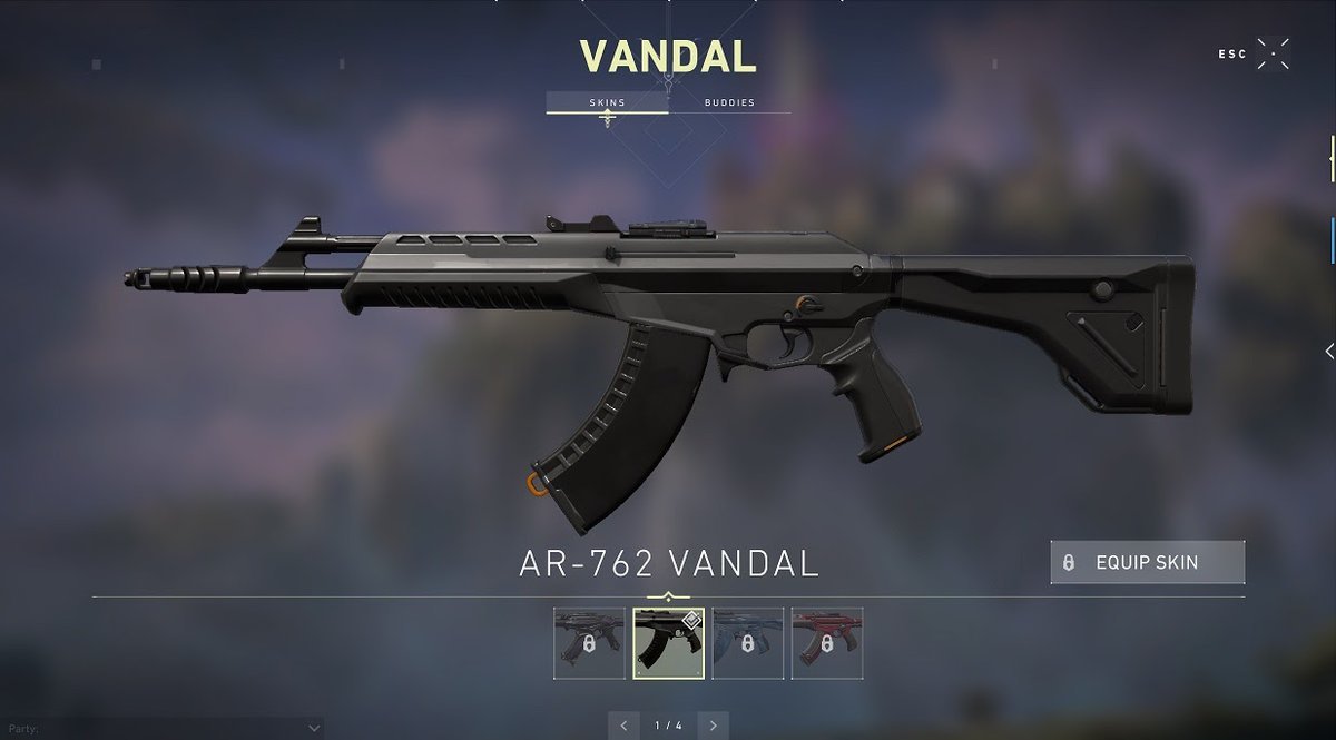 Valorant Vandal rifle